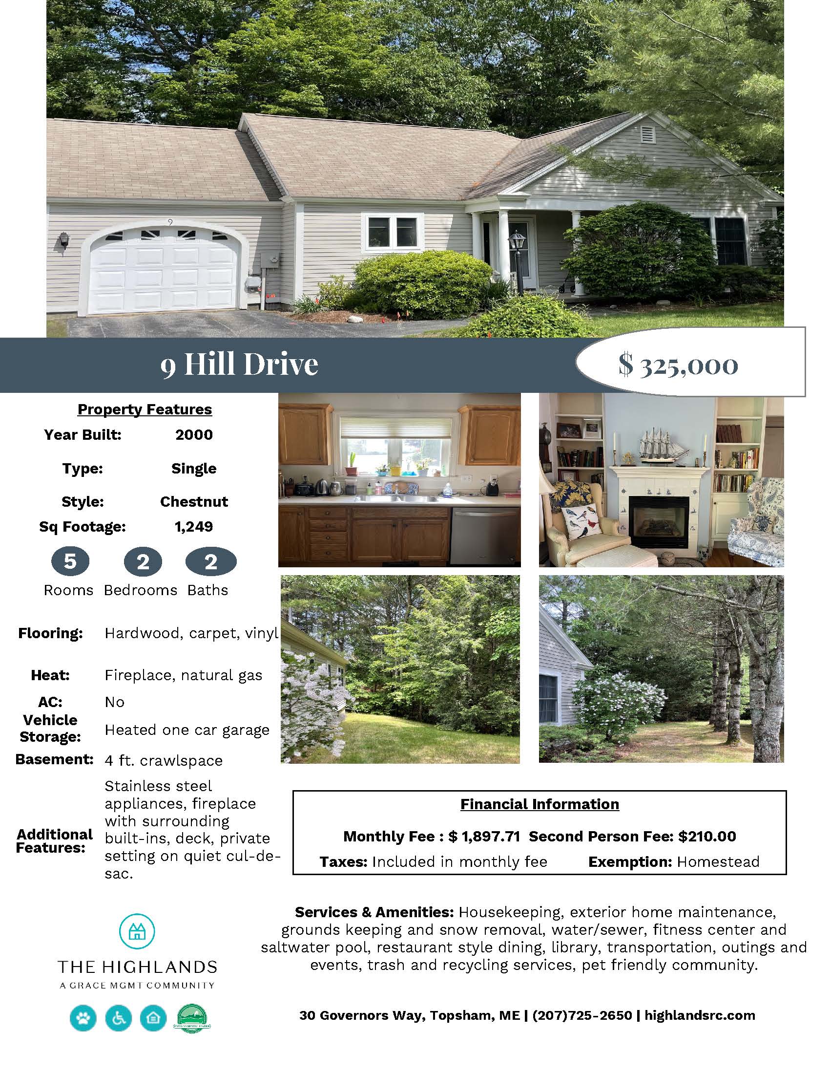 Estate Homes in Topsham, ME | The Highlands