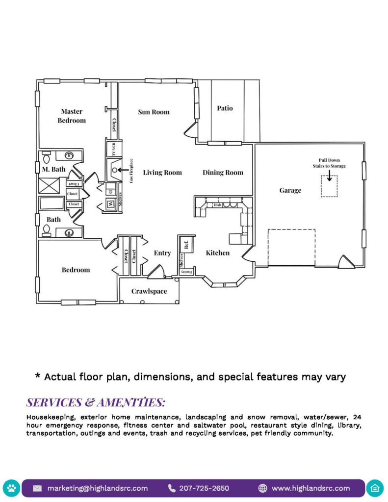 8 Fairfield Floor plan
