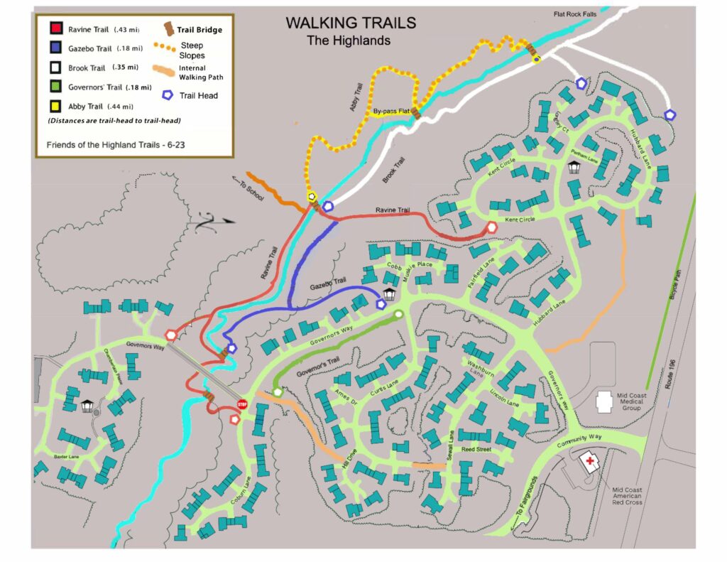 Highlands trail map